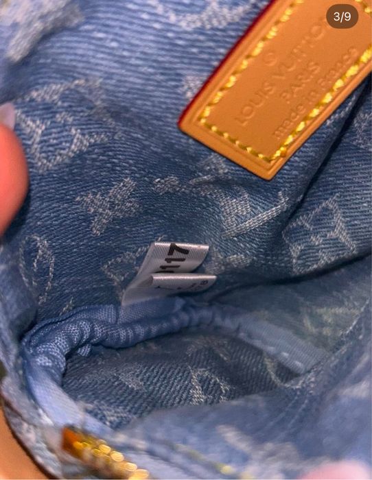 Geanta Louis Vuitton Speedy piele cu denim pe stoc