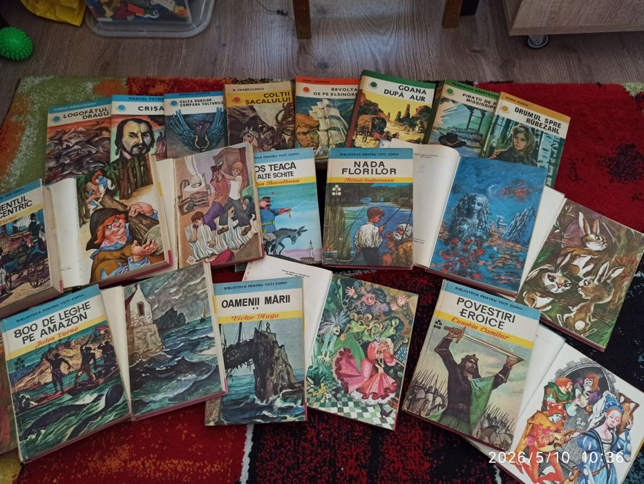 Cărți - Biblioteca pt toți copii - cultură școală elevi anii 1975