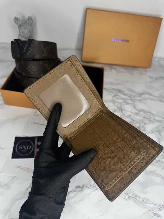 Vand Curea Louis Vuitton + Portofel Asortat