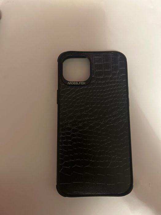 Husa mobilfox “leather print”  iphone 15 plus/ iphone 14 plus
