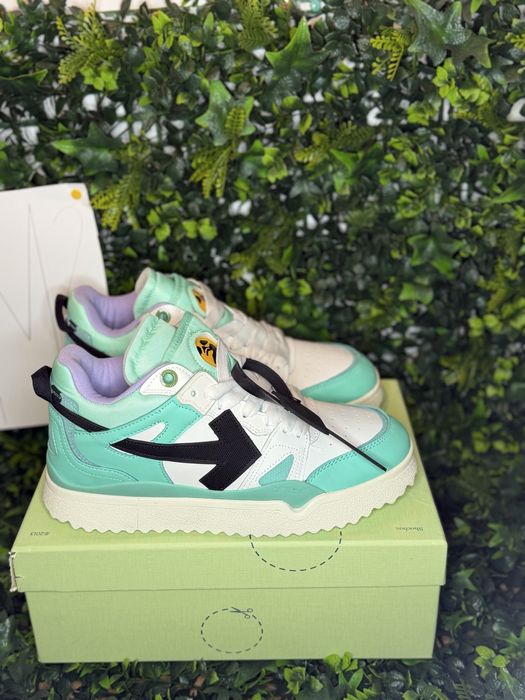 Adidasi/Sneakers Off-White New Mid Sponge 'Turquoise Blue'