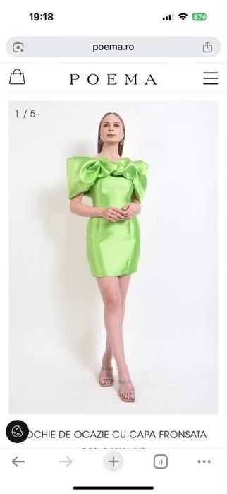 Rochie poema tafta noua (craiova)