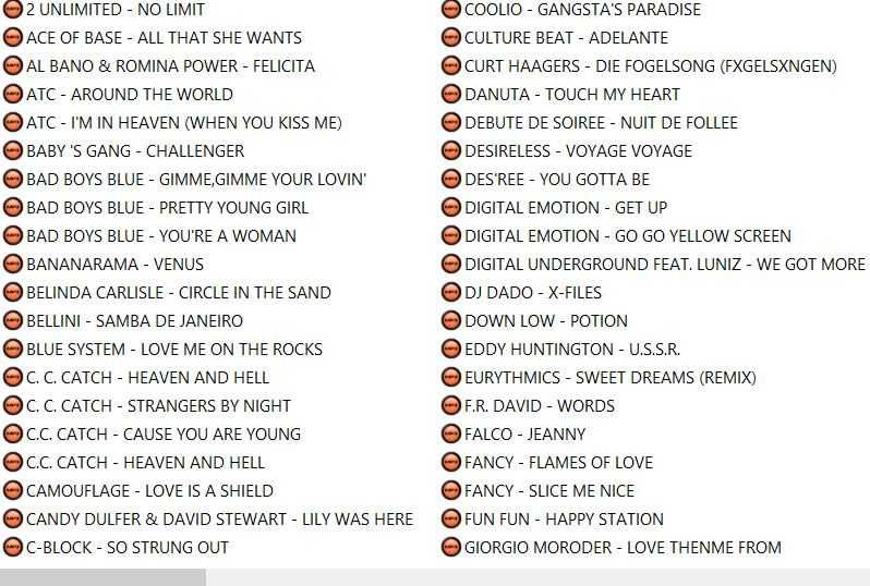 Зарубежные хиты 80_90-х \ MP3