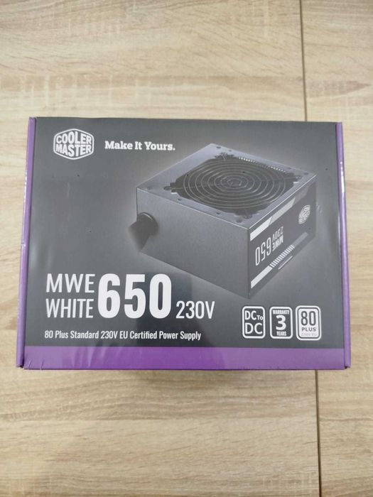 Блок питания CoolerMaster MWE 650 WHITE V2 650W Non Modular