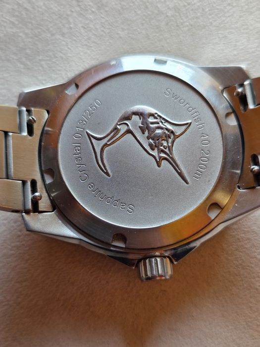 Zelos Swordfish 40mm SS Frost Full Lume