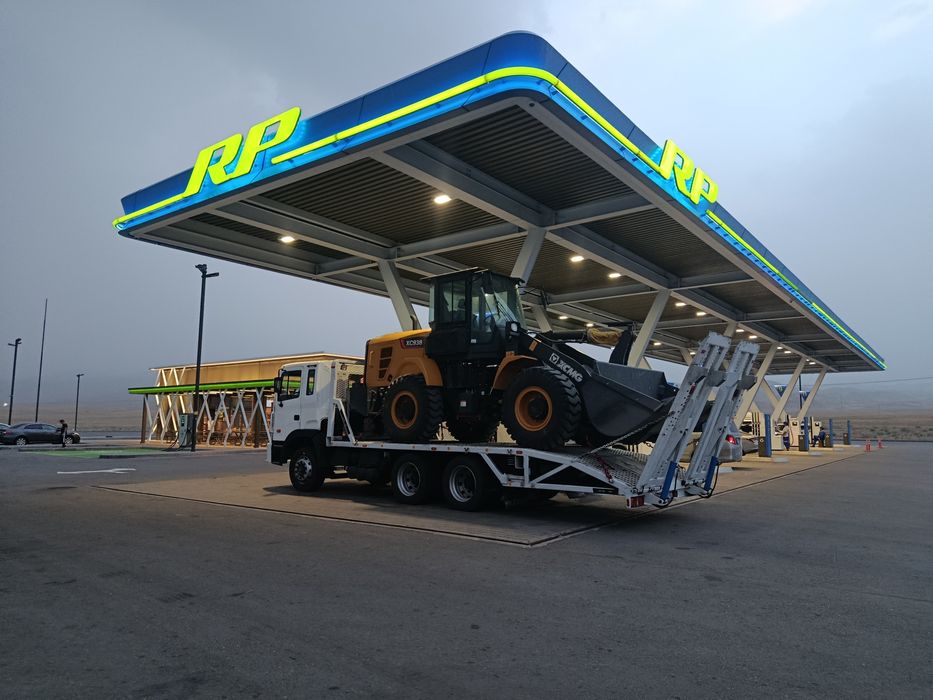 Грузовой эвакуатор, трал