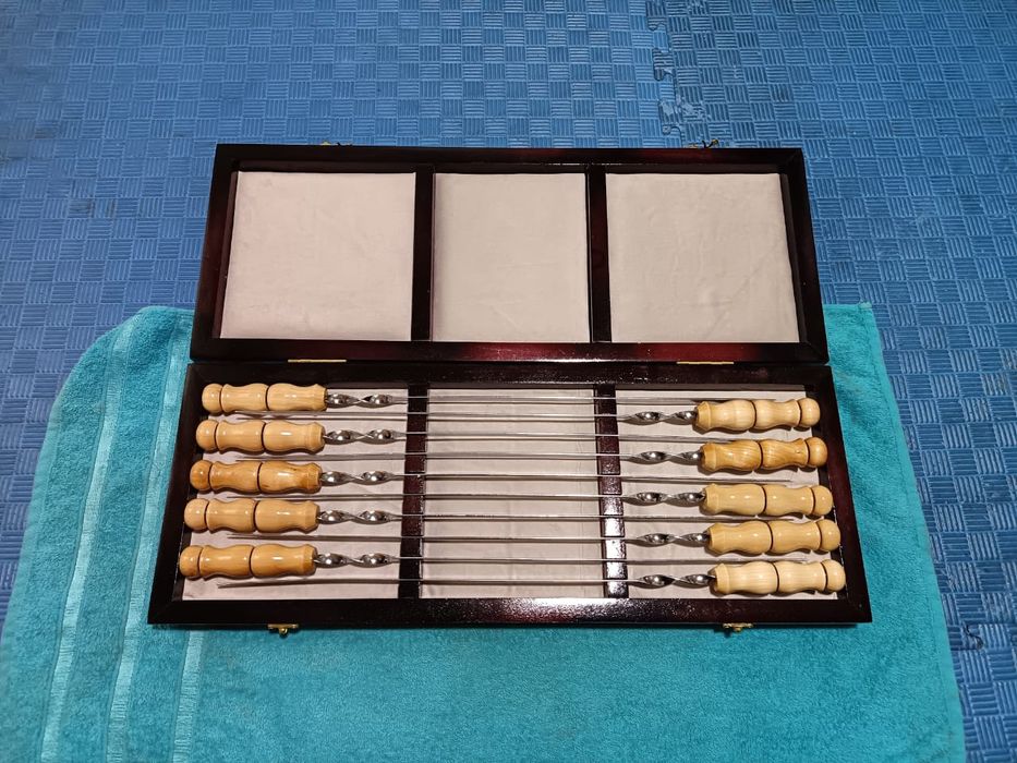 Шампури и вместе с коробками