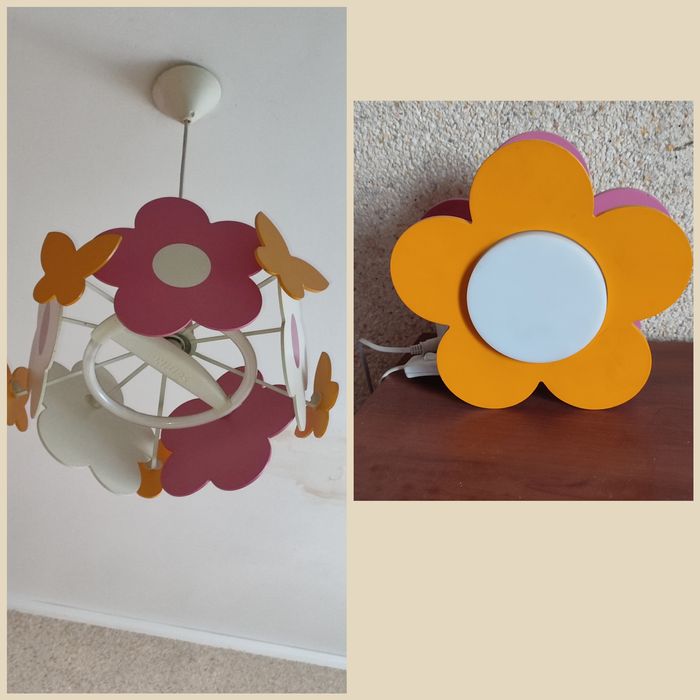 Люстра и светильник