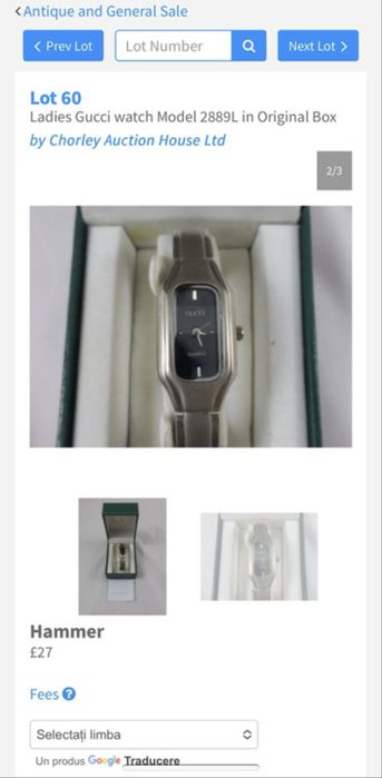 ceas gucci vechi unisex