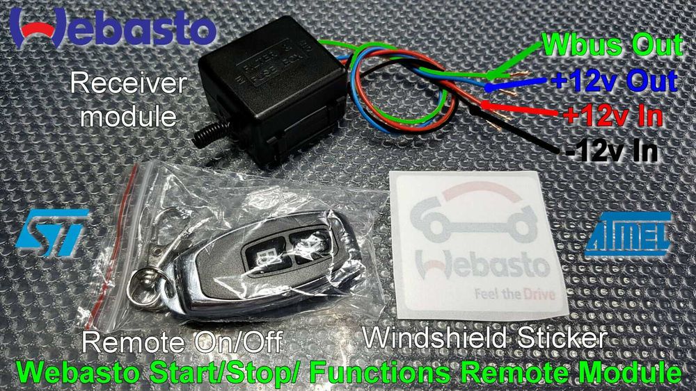 Webasto Telecomandă/Modul Pornire/Funcționare Wbus