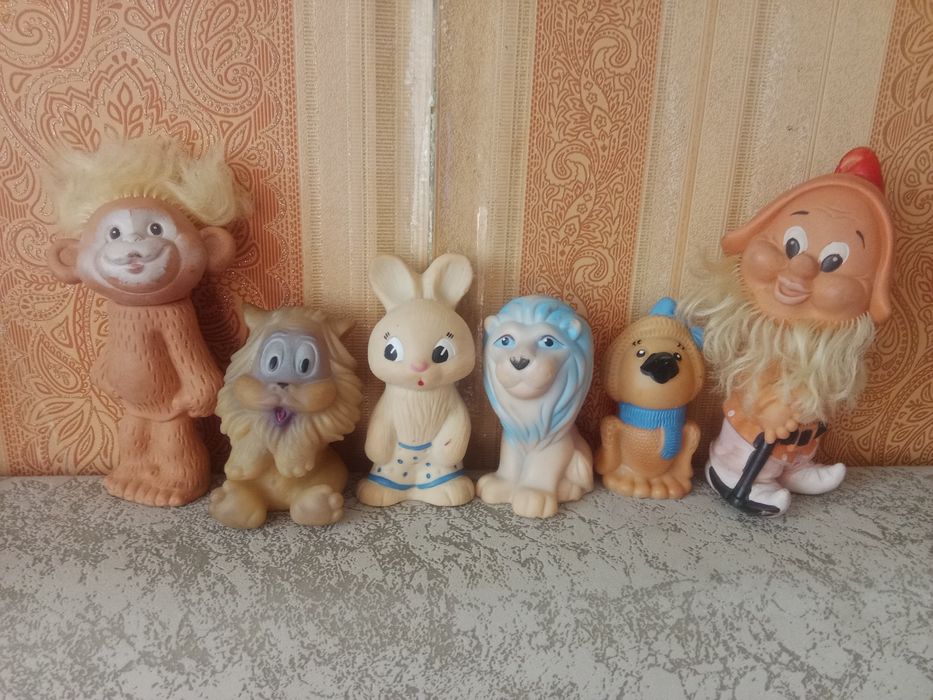 Игрушки резиновые и ёлочные СССР