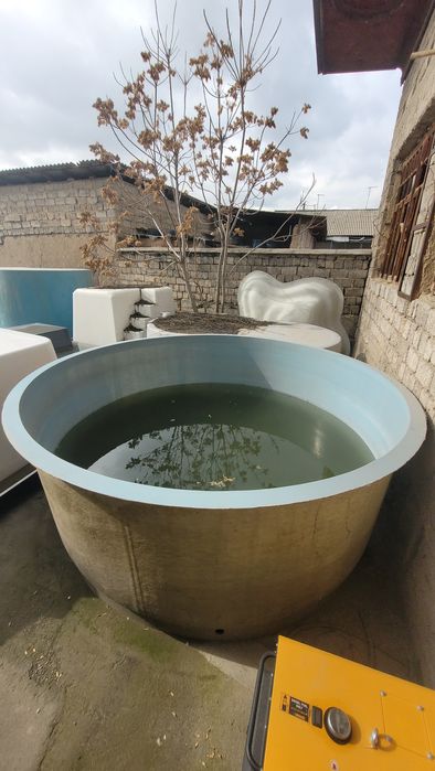 Кампазитный бассейн круглый 3.30х1.20 объём 10м³.