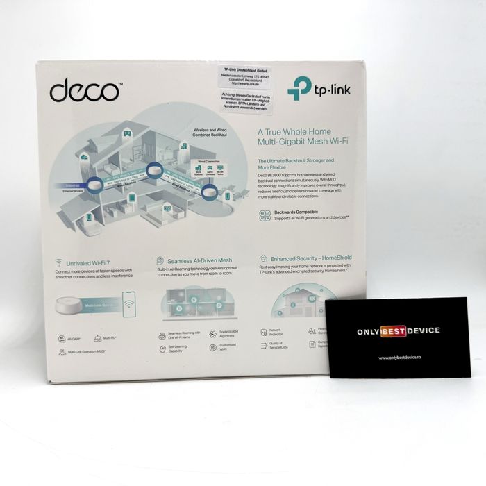 Sistem Wireless Mesh Gigabit TP-LINK Deco BE3600