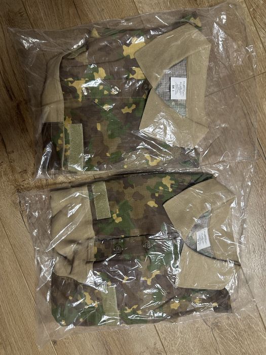 Tricouri militare cu guler si maneca lunga marimea 52/1