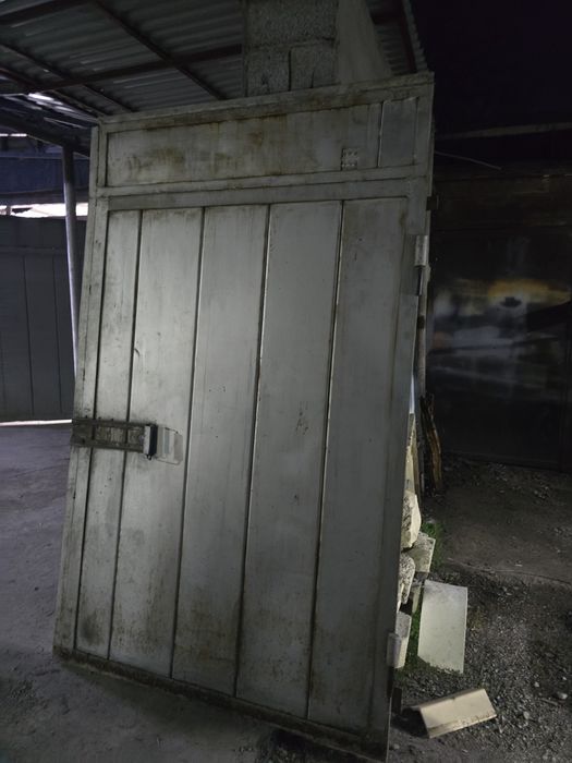 Гаражные ворота советский метал