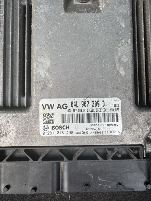 Calculator ecu motor Volkswagen Skoda Seat 2.0 TDI