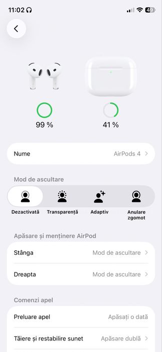 Air Pods 4 (perfect functionale si noi)