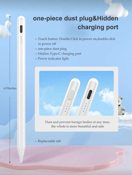 Stylus Pencil compatibil cu Ipad(sau Universal) functie palm rejection