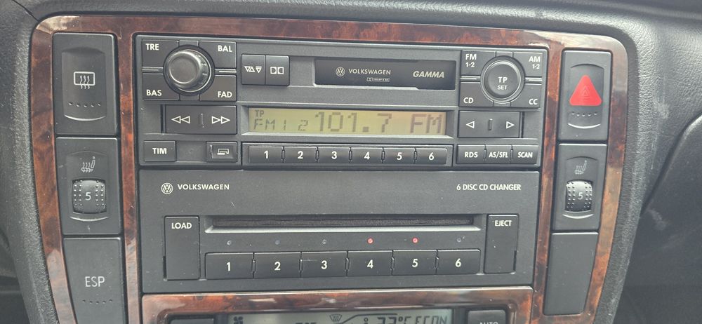 Gamma vw касетофон и чейнджър