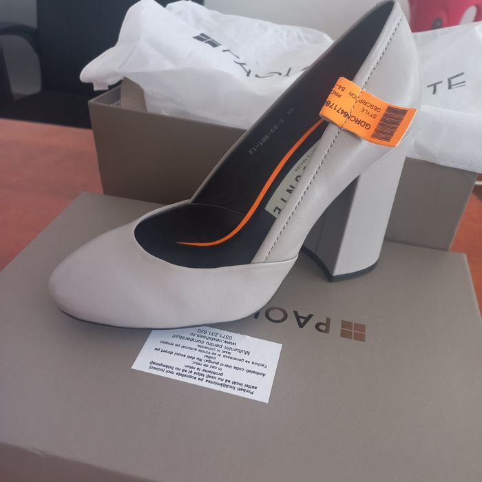 Pantofi dama cu toc gros