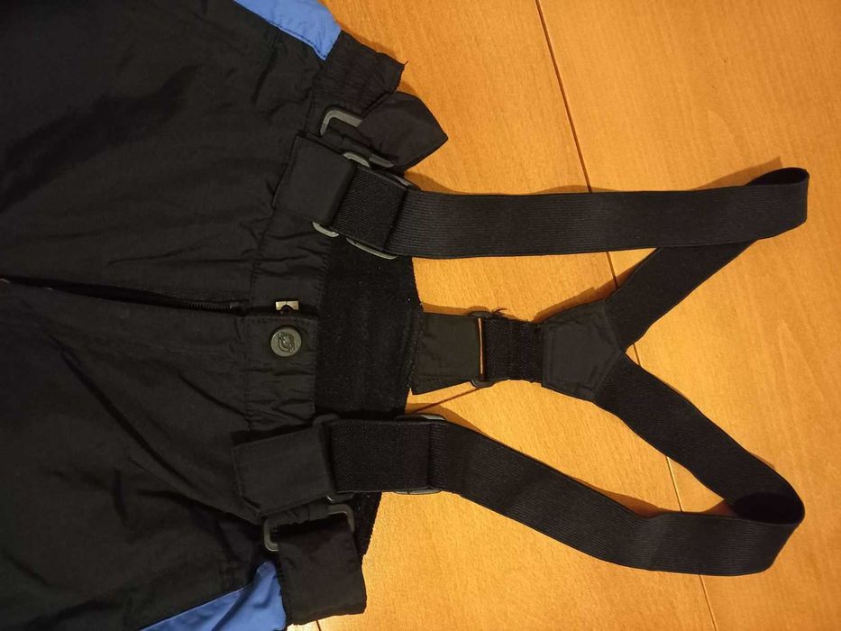 дънково яке Zara, ски панталони,  ръст до 148