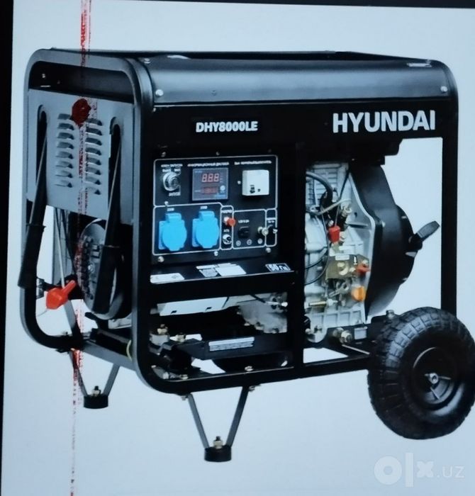 Генератор 6.5 кВт HYUNDAI
