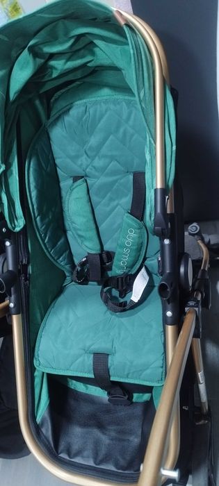 Количка за близнаци CHIPOLINO ДУО СМАРТ Авокадо