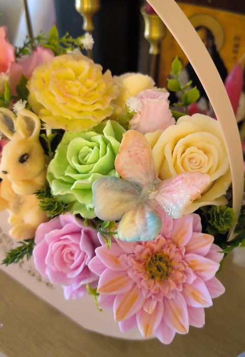 Ароматни сапунени цветя в кутия