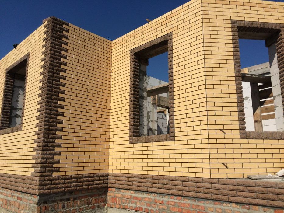 КладкаБалконаФасадОблицовочныйКирпичомПодрашивкаСтяшкаРемонтКвартира