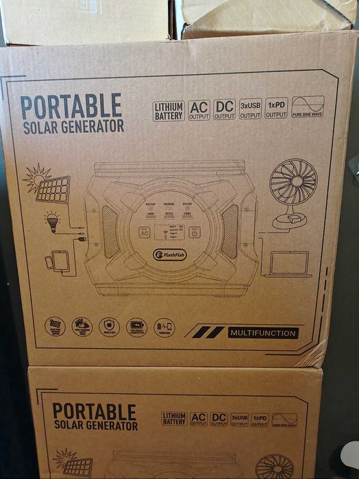 Преносима електростанция променлив ток с чиста синусоида соларен панел