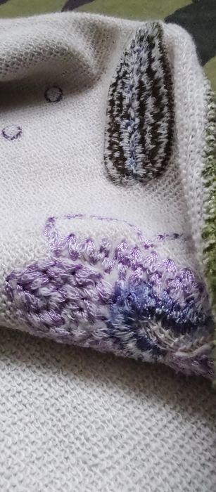 fustă cu broderie, Flo&Jó, L ,comodă și moale,M