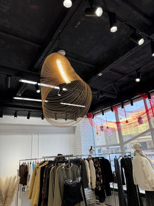 Люстра в эко стиле