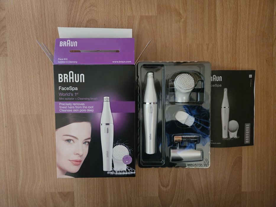 Braun Face 810 епилатор с четка за почистване на лице