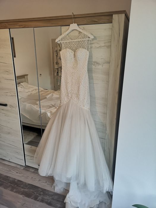 Rochie de mireasa Rosa Clara sirena unicat!