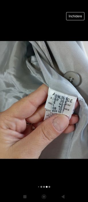 Costum dama de satin