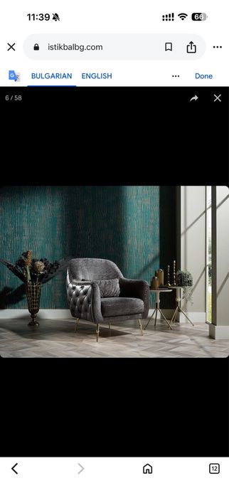 Тройка диван Blanca, неразличим от нов