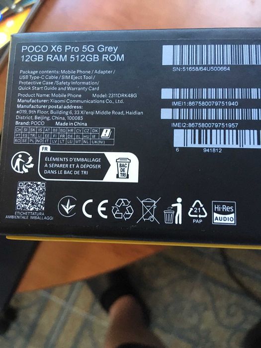 Xiaomi Poco X6 Pro 5G 12GB/512GB