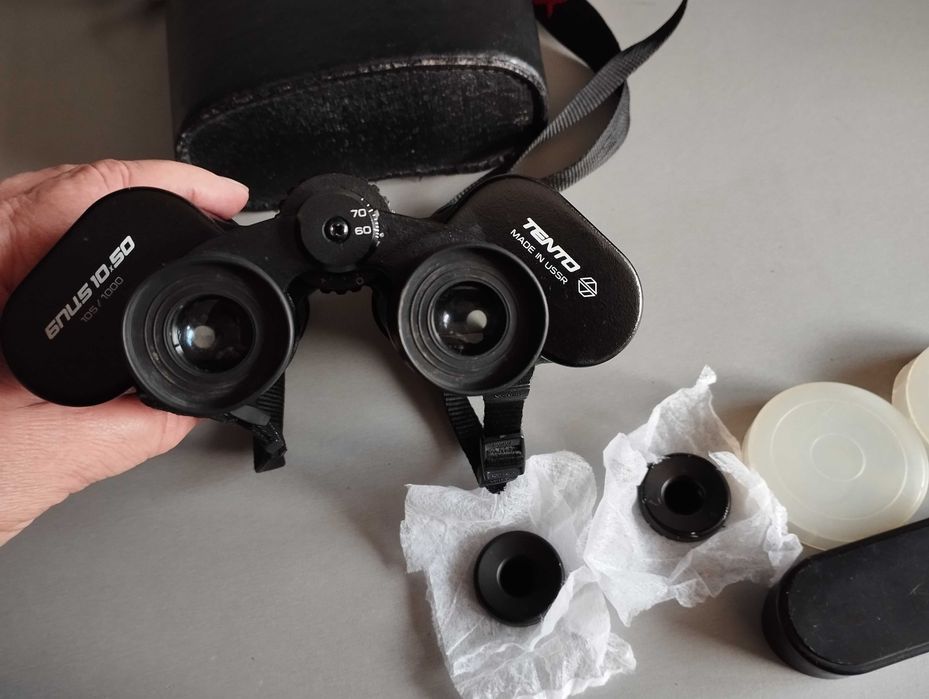 ТОП  Съветски Бинокъл БПЦ 10 х 50 --TENTO--MADE IN СССР