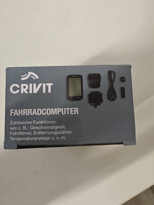 Computer bicicleta CRIVIT impermeabil  kilometraj  măsurare km