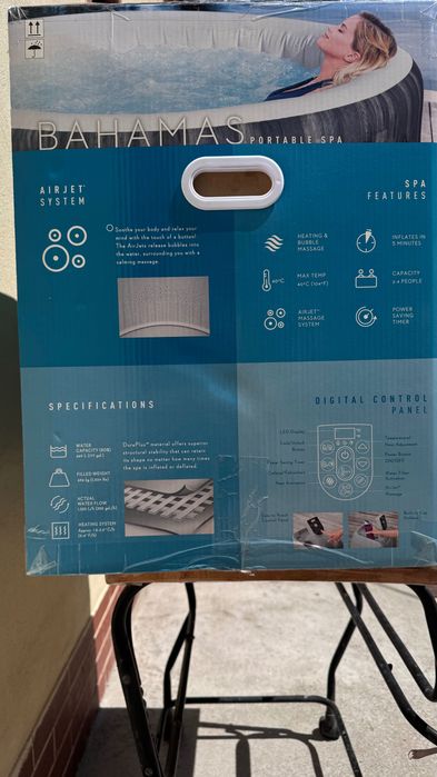Piscina gonflabila cu Jacuzzi , 4 persoane