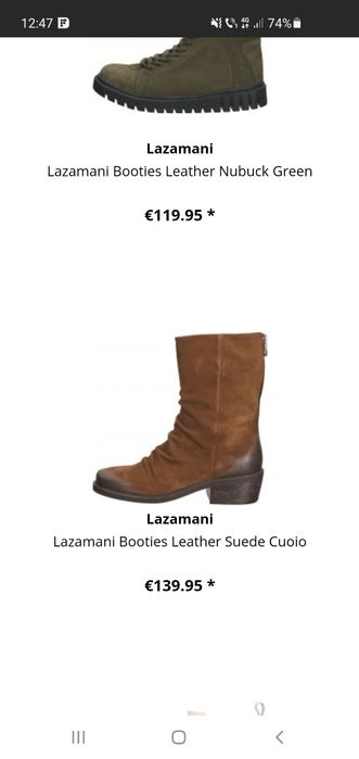 Ghete botine  Lazamani 40 piele naturala preț mag 149 €