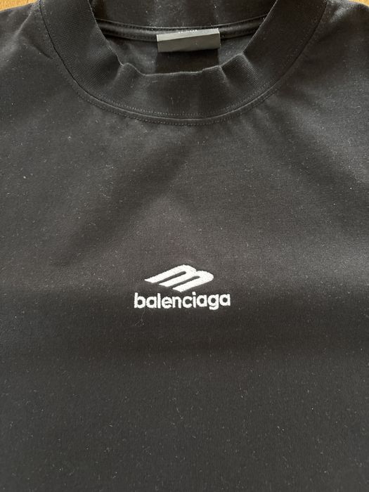 Tricou Balenciaga logo