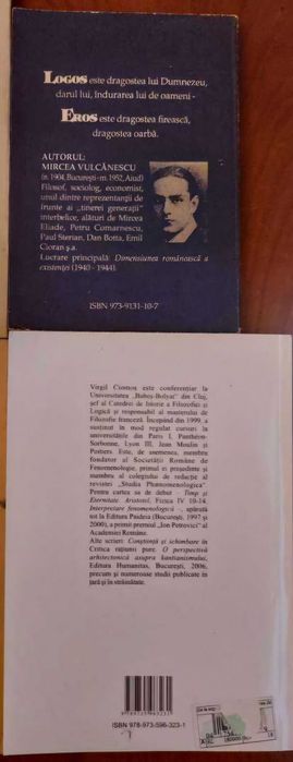 Carti filosofie si arta: Carriere/Blaga/Cioran/Vulcanescu/Ciomos etc