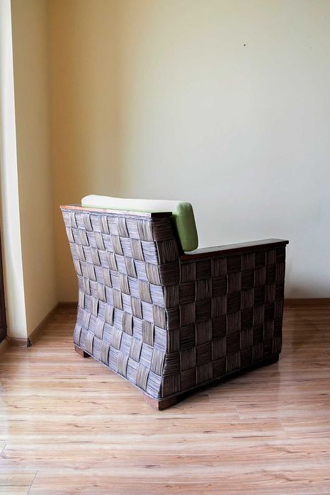 Ратанов фотьойл с масивна конструкция – внос от Индонезия