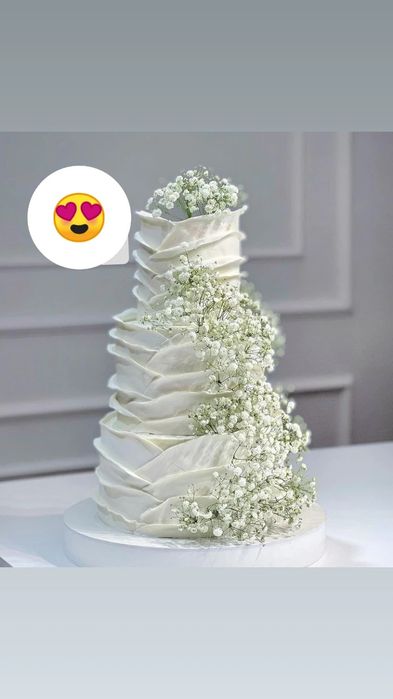 Свадебные торты Алматы/Торты на заказ Алматы/Тусау кесер//Юбилей: 4 500 ...