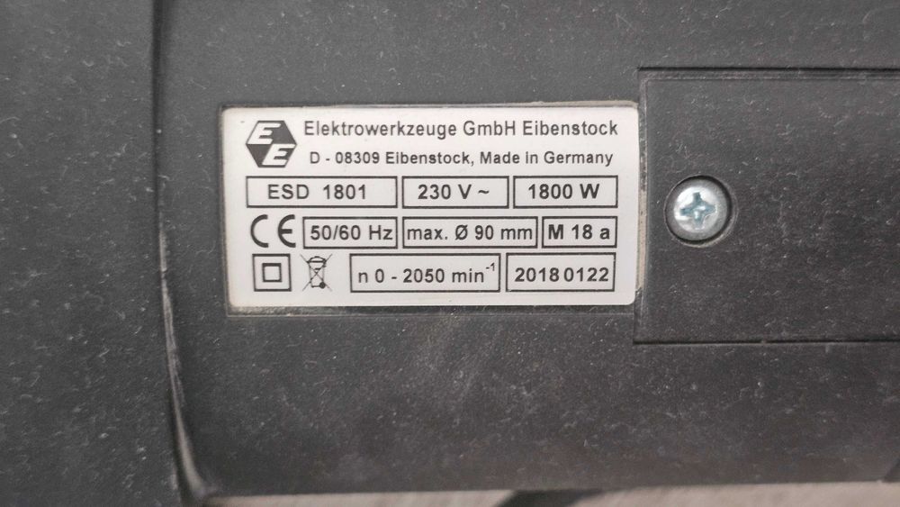 Eibenstock esd 1801 - Masina carotare