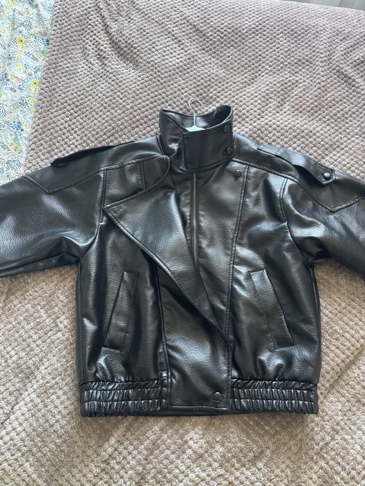 Кожено яке XS oversized