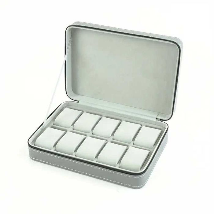 Кожена Кутия за часовници Органайзер Стойка за 6 / 10 бр часовник