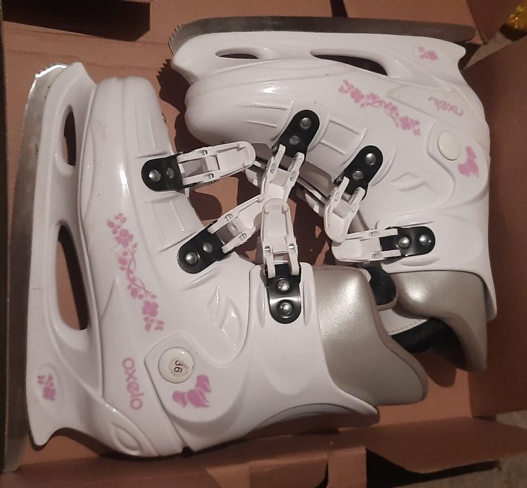 Patine de gheata dama marime 36 albe copii femei