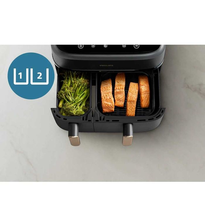 Air Fryer Friteuza cu aer cald dubla PHILIPS Seria 3000 - NOUA